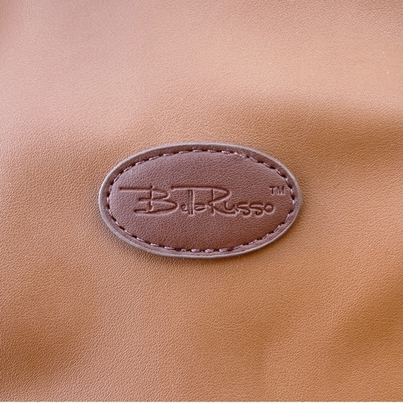 NWT Bella Russo faux leather tote brown/tan lots of room for stuff - Picture 2 of 8